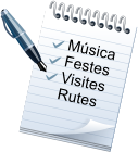 Msica Festes Visites Rutes